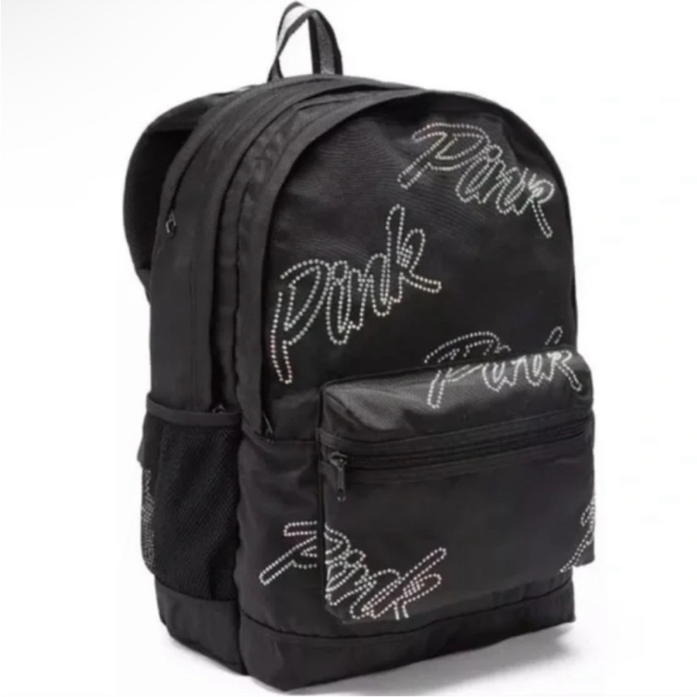 PINK Victoria's Secret Black Rhinestone
